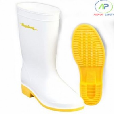 Ủng trắng-Đế vàng 287 Size: 10